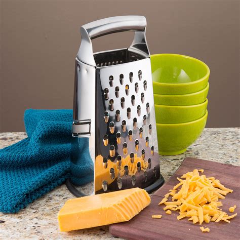 spring chef stainless steel box grate|spring chef professional cheese grater.